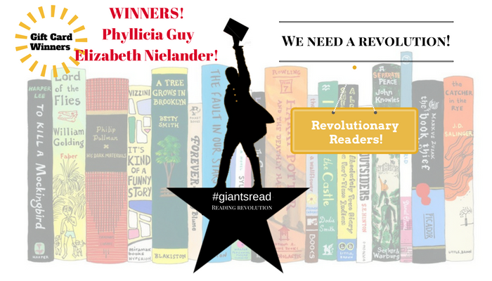 dianafgardner's tweet photo. Elizabeth Nielander & Phyllicia Guy are this weeks winners of the Reading Revolution incentive program! See Mrs. Gardner in the library for your gift card! #giantsread #giantslibrary https://t.co/YmNtnr0fkA