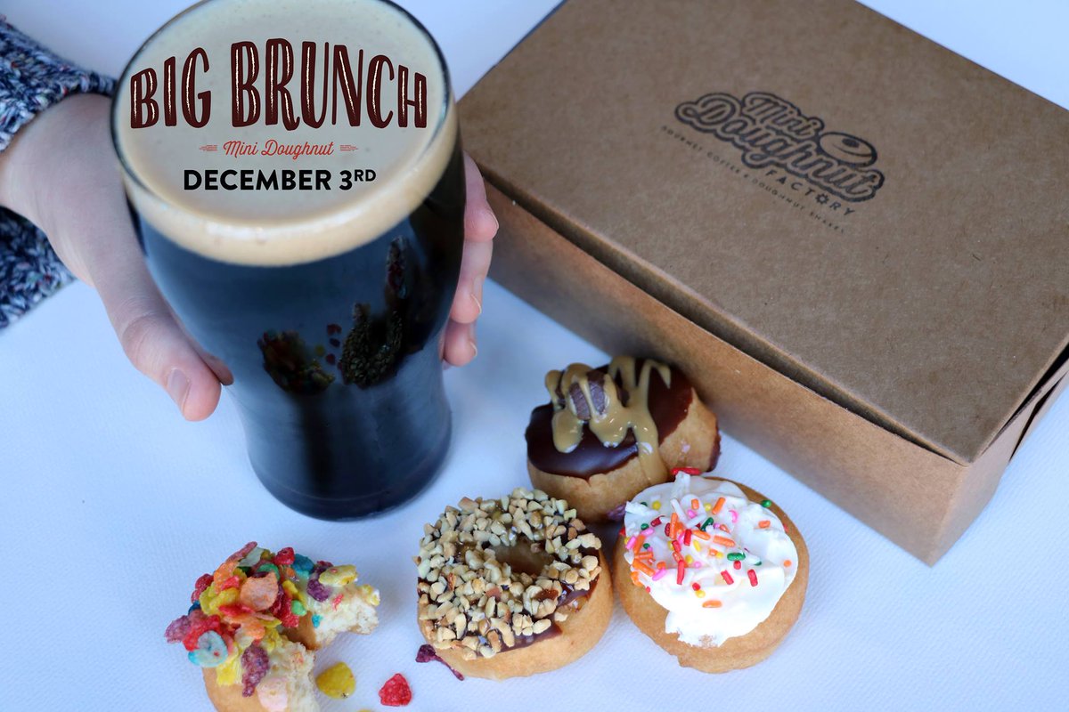 BrewBusUSA's tweet photo. Big Brunch Mini Doughnut takes place this Sunday. Enjoy a made from scratch, traditional southern brunch INCLUDING a speciality doughnut from @MiniDoughnuts. Get your tickets now https://t.co/Q6wsCdZSV5 #brunch https://t.co/NAYOqBLBuJ