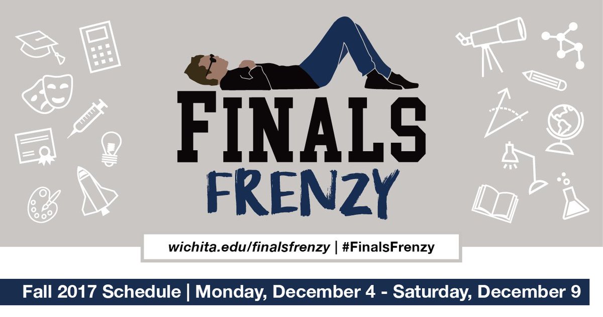 Finals Frenzy takes place from Mon, Dec 4 - Sat, Dec 9. This week long series of events is geared towards alleviating stress, distracting from the pressure of exams and altogether giving a positive kick start to finals week. Interact with us by using #FinalsFrenzy