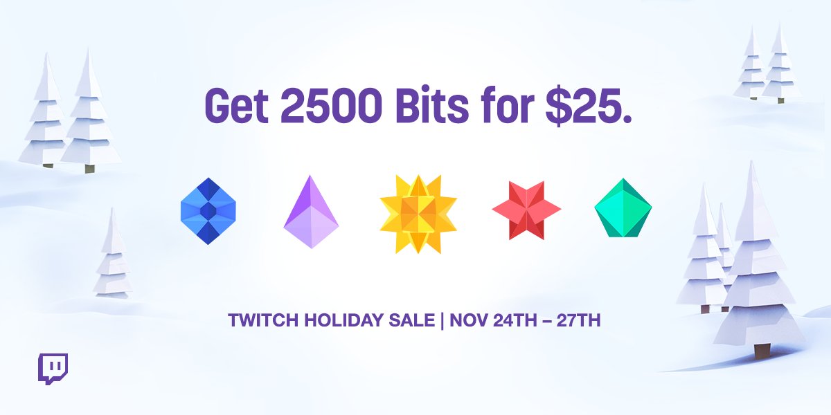 Twitch Ar Twitter Today S Your Last Chance To Get Our Flash Sale Bits Bundle Everybody Can Get 2500 Bits For 25 One Per Account T Co Lqc3u73dhi T Co 0naxjp16ar Twitch Ar Twitter Today S Your Last Chance To Get Our Flash Sale Bits Bundle Everybody Can Get 2500 Bits For 25 One Per Account T Co Lqc3u73dhi T Co 0naxjp16ar