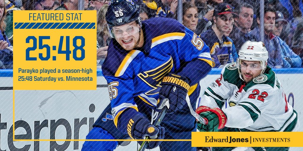 With a season-high in time on ice and two assists, Colton Parayko had himself a game on Saturday. #stlblues https://t.co/GgNJlYCiK2