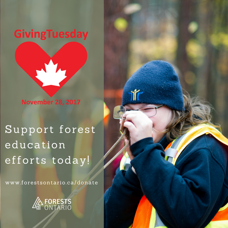 A reminder that tomorrow is #GivingTuesdayCA! You can support forest education &amp; awareness efforts by visiting givingtuesday.ca/partners/fores…