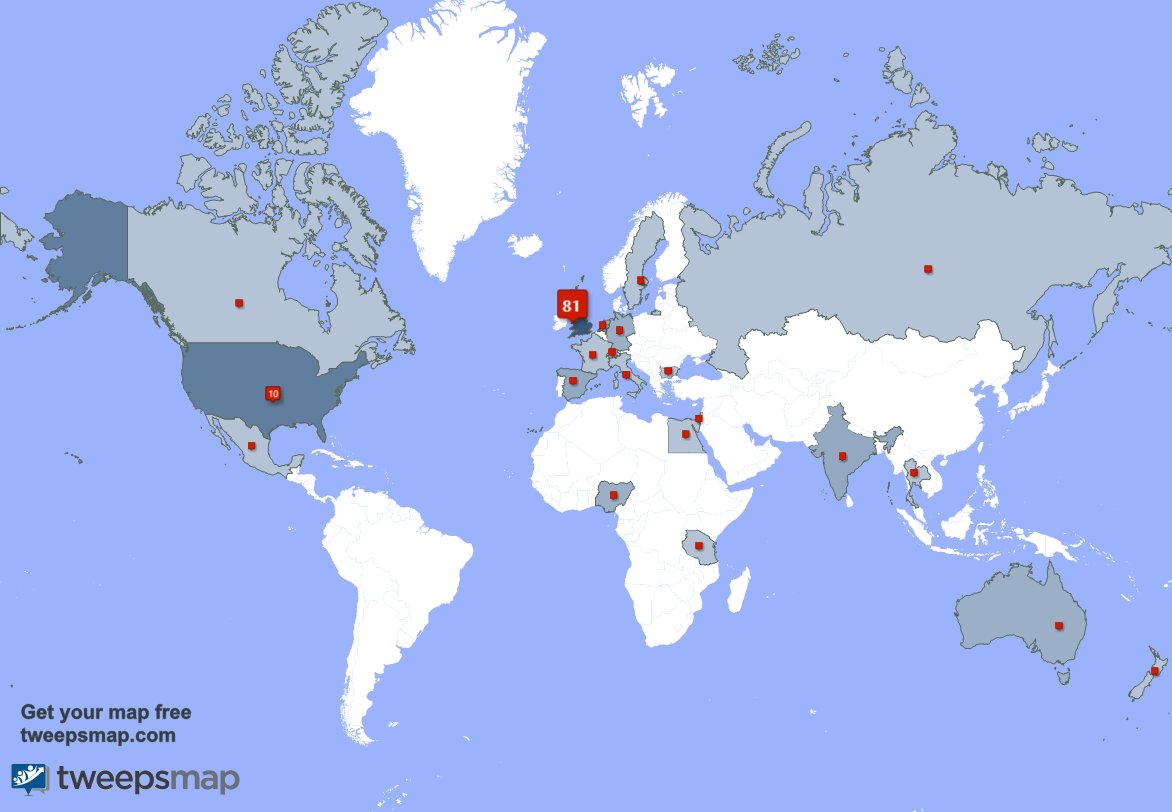 refused2comment's tweet photo. My followers are in UK.(78%), USA(9%) Get your free map https://t.co/0NyPIfwisu https://t.co/q4UOsLnIlL