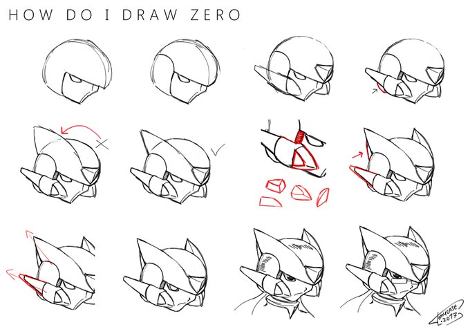 How Do I Draw #Megaman Zero - Tutorial 