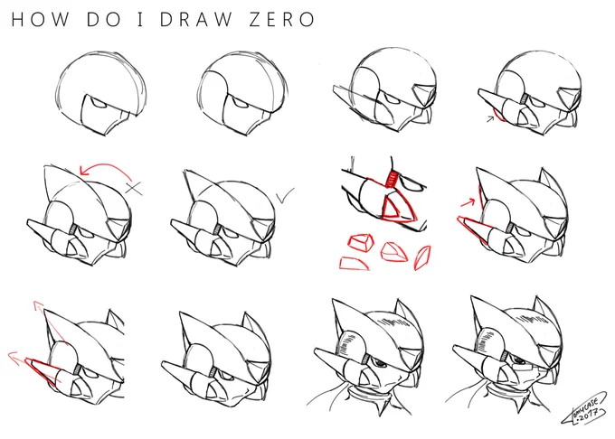How Do I Draw #Megaman Zero - Tutorial 