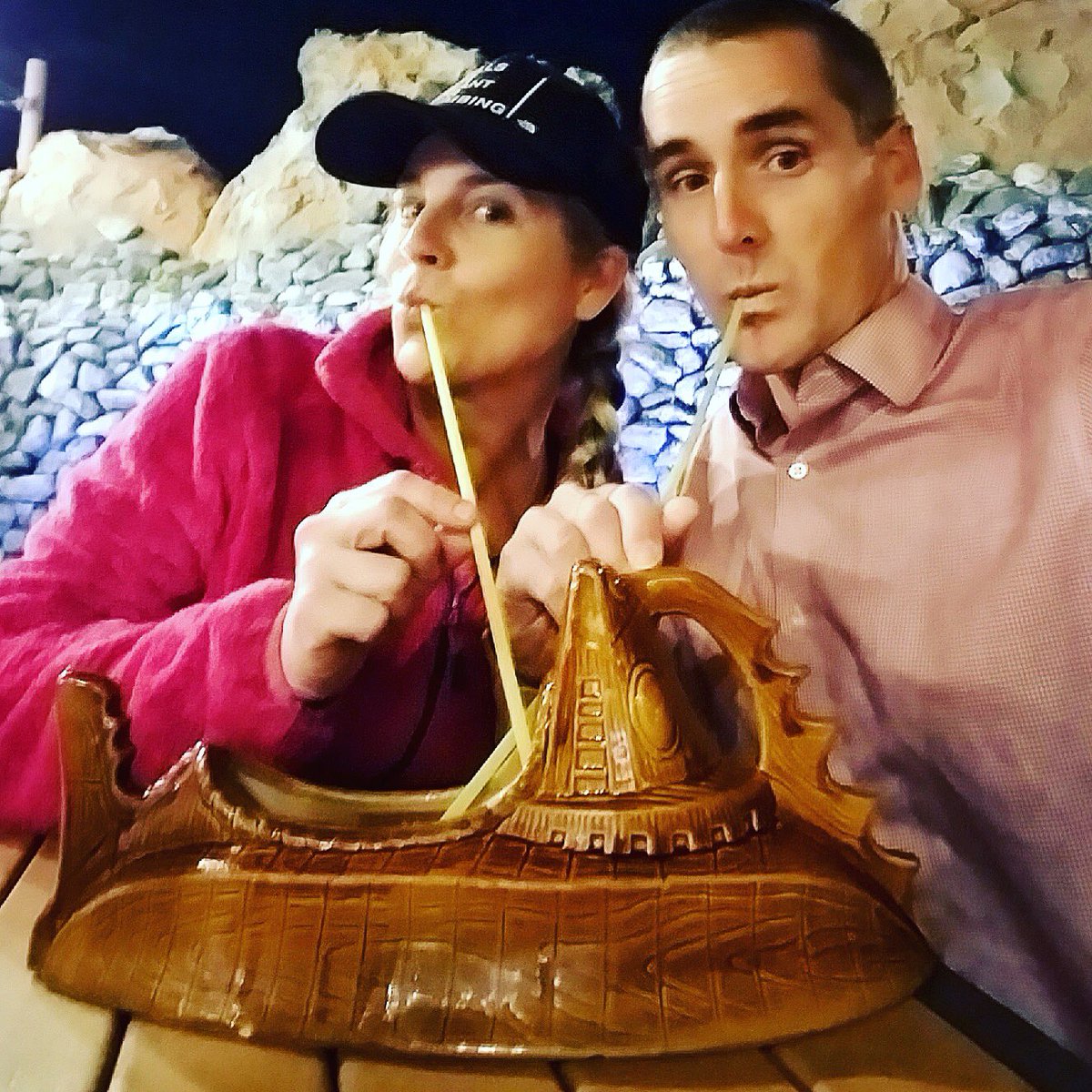 LizKreutz's tweet photo. Day 6 @WaltDisneyWorld vacation...We’ve earned it 🍹#thenautilus #lotsofrum #polynesianresort #waltdisneyworld https://t.co/7w3TtJHTCN