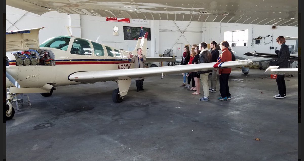 Thank you Instructor of Aviation and Flight Mr. Gary Shafer for a great tour of the Southern Illinois Airport!✈️