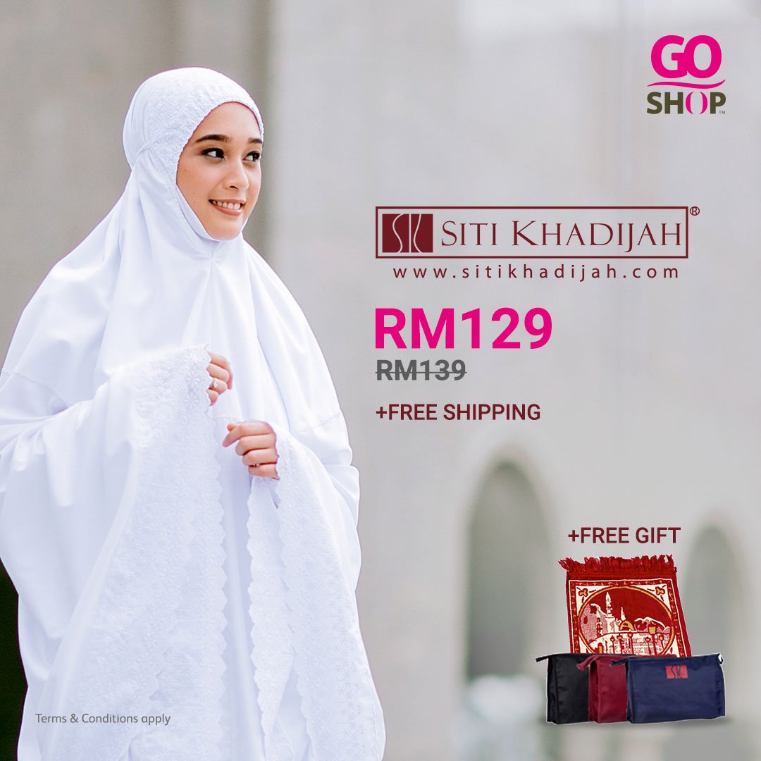 Harga Telekung Siti Khadijah Go Shop - Gallery
