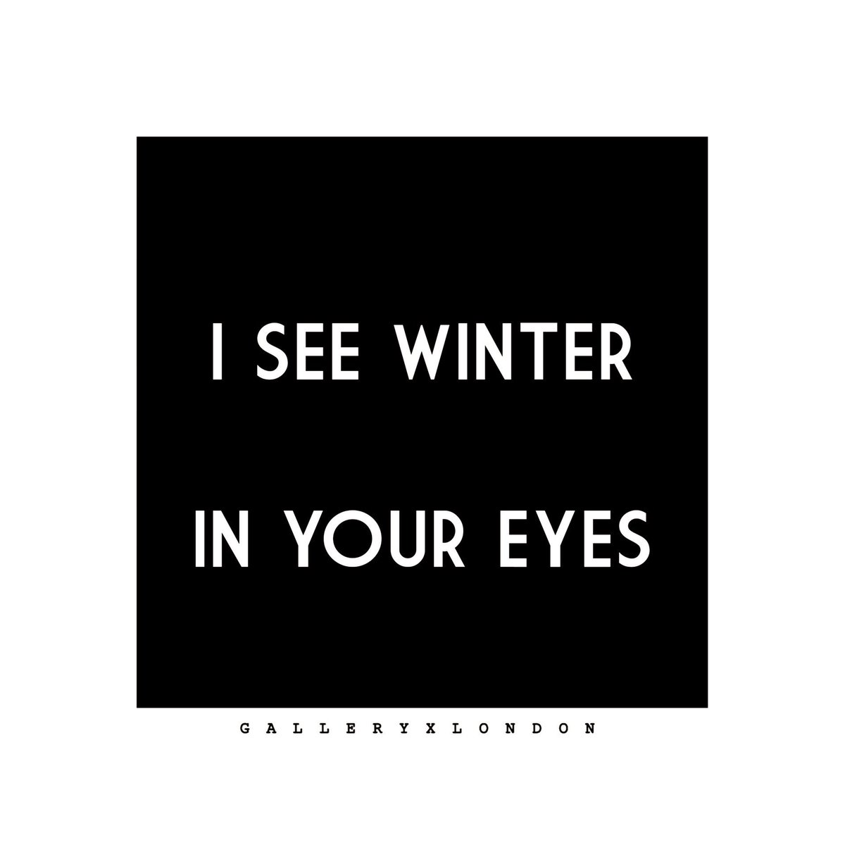 galleryxearth's tweet photo. #DailyXQuote
#ISeeWinterInYourEyes 
👁✖️🌬 https://t.co/CvOyYkKXfs