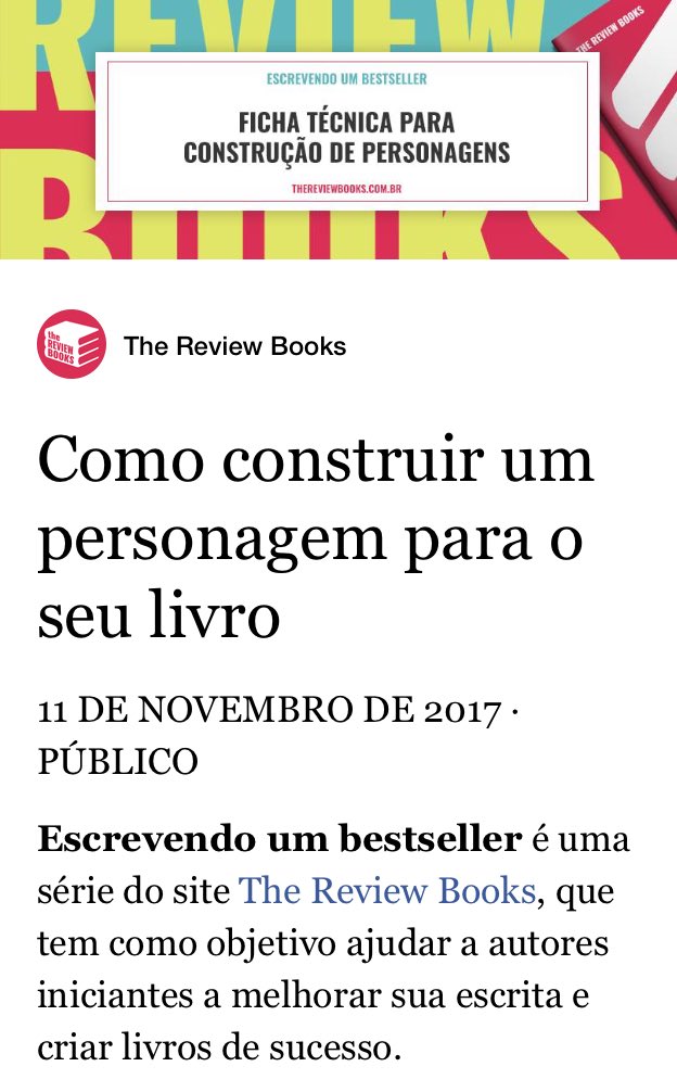 thereviewbooks's tweet photo. Depois que eu comecei a usar essa ficha, minha história ficou muito melhor! Amém métodos de escrita. 

#Wattpad #autopublish #escrevendo #escrevendoumbestseller https://t.co/CHb6nwgOHq