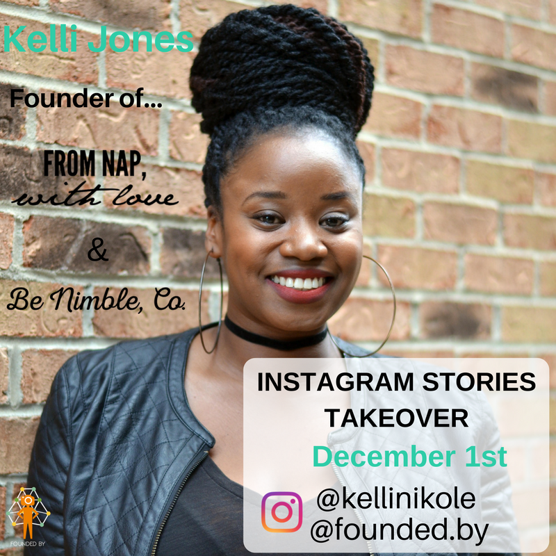 founded_by's tweet photo. Friday, @KelliNikole will be taking over Instagram Stories and we're excited to learn about @fromnapwithlove and @be_nimbleco! https://t.co/mLuK3ARdDr