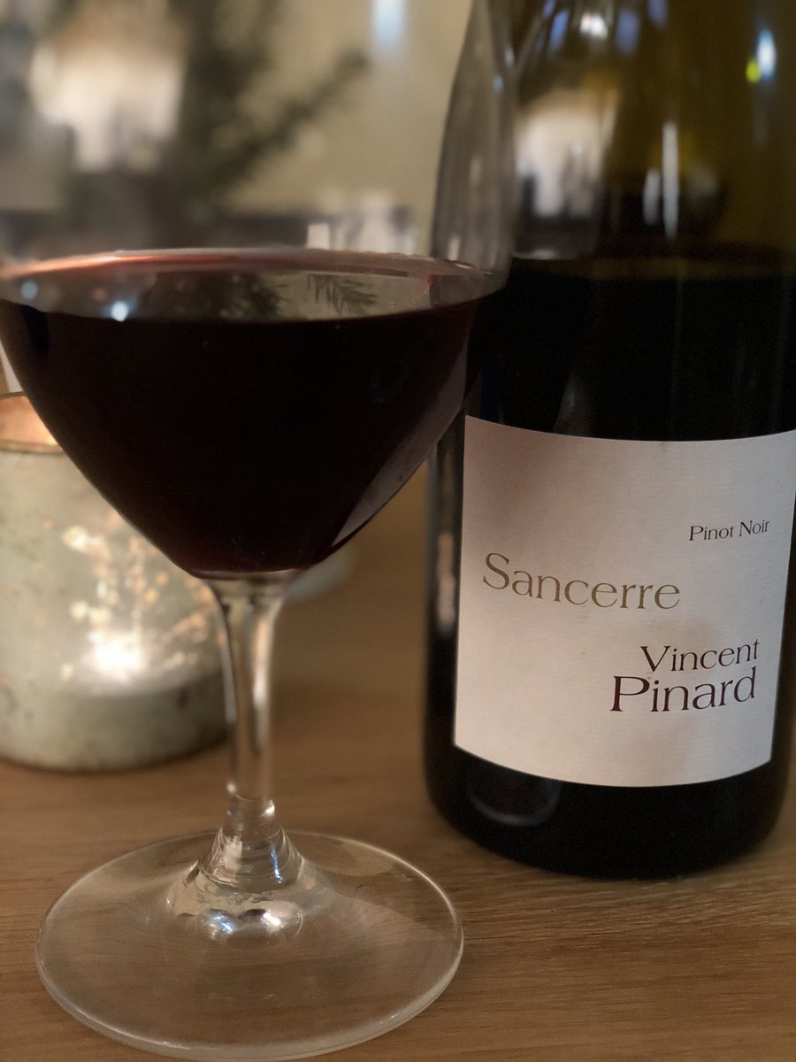 mrvinosaurus's tweet photo. A red Sancerre makes such a lovely start to the week! Young, but already silky and sophisticated, red cherry, rose petals, spice. Light, but right... for a Monday #sancerre #vincentpinard #centreloire #pinotnoir https://t.co/fp6r4HbABF