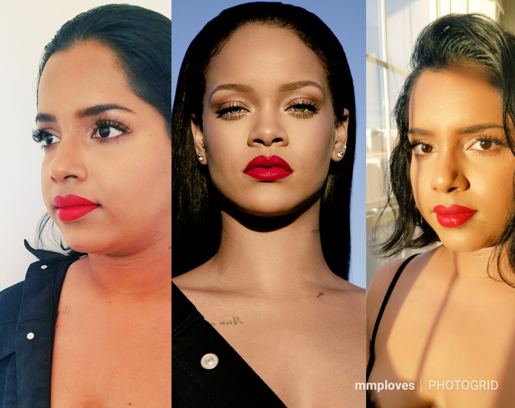 Mitsy119's tweet photo. https://t.co/LJPCc6kEhB

#fentybeauty #fenty #rihanna #redlip #stunna https://t.co/UWvU4ORohs