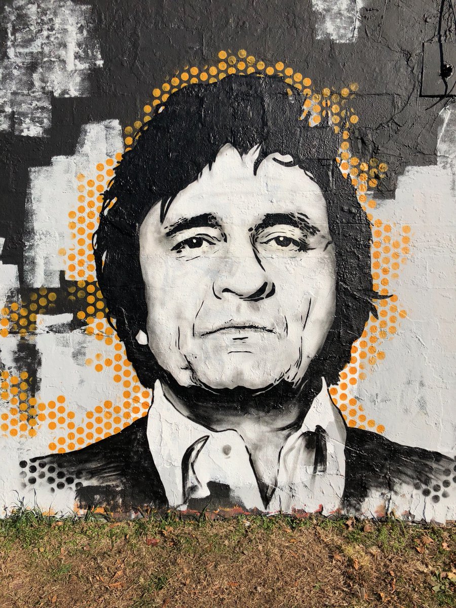 countrymusichof's tweet photo. Our mural in Five Points is getting a bit of a face lift... #DylanCashExhibit https://t.co/NerULbDEwk