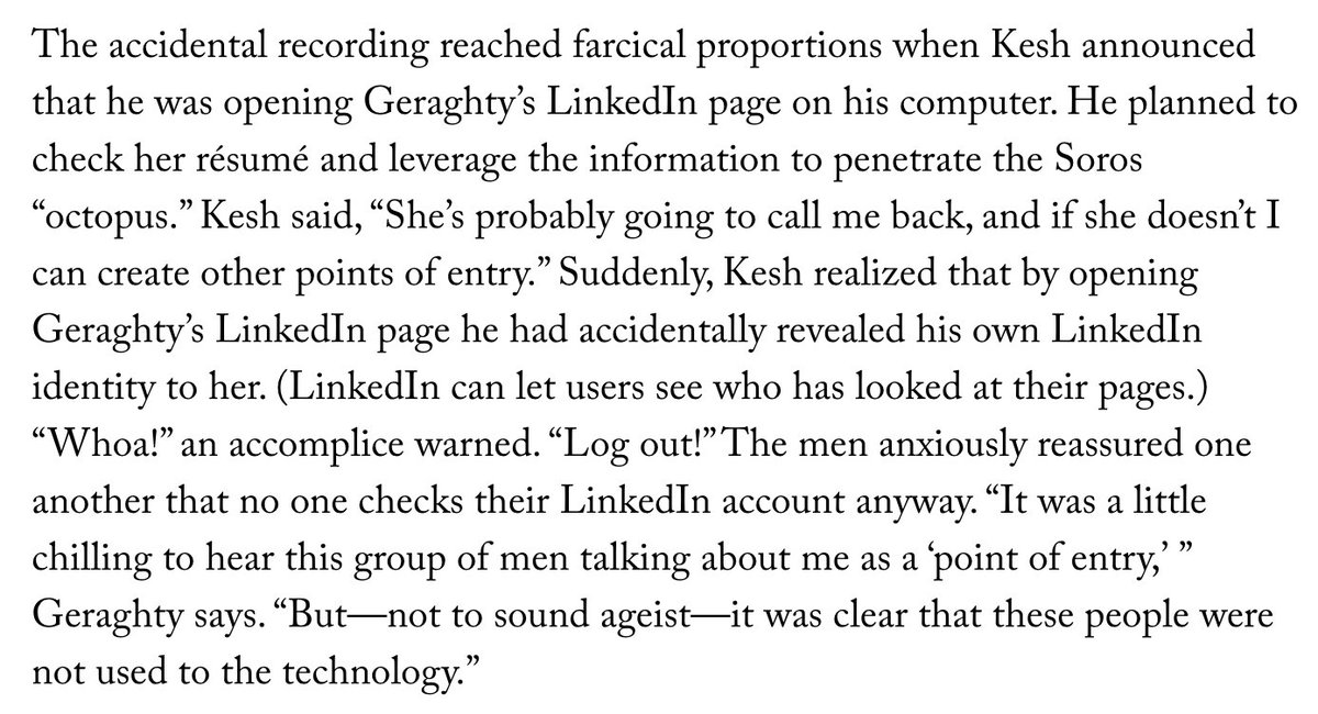 2016: O'Keefe's attempt to penetrate a George Soros foundation is blown when O'Keefe forgets to end a voicemail to one target, leaving a recording of his staff planning the entire sting