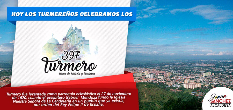 #397AñosTurmero tierra de gente Bella, Feliz Cumpleaños Mi Pueblo valiente Aguerrido Y Revolucionario.