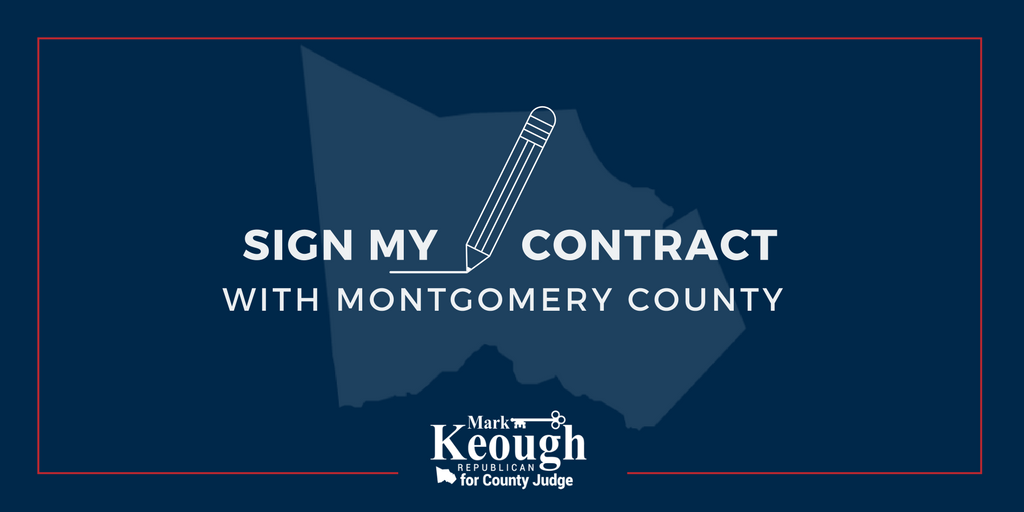 I pledge to the people of Montgomery County that I will work every day to implement the policies within my contract. The results of these actions will culminate in a renewal of trust &amp; unity deserving of the people of MOCO. You can sign my contract here: bit.ly/2hwnQ5T