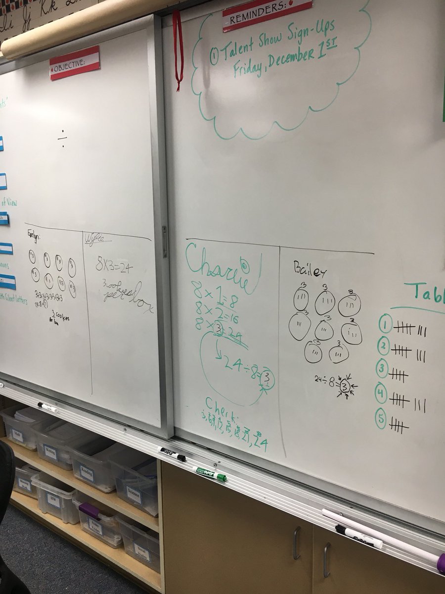 mrscmasick's tweet photo. Diving into division problem solving and sharing our various math strategies today. #DMUSD #DMHeights #DMHeights3 https://t.co/x2yuzTLySb