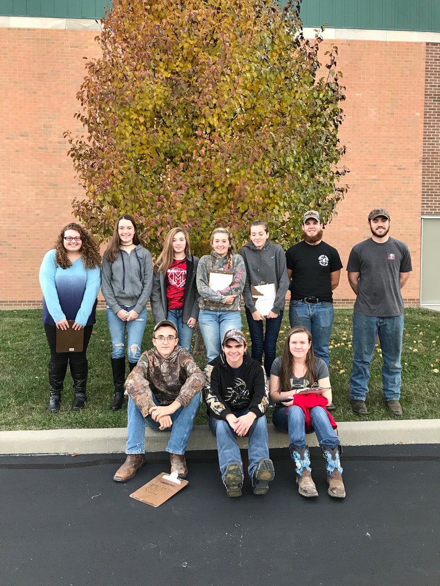 agteachmom's tweet photo. Madison FFA Forestry team ready to rock this contest https://t.co/QNMZfRdlYI