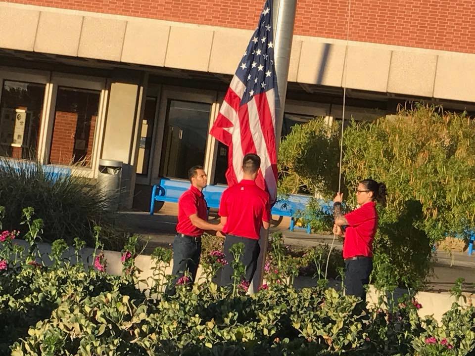 UAHS_ODI's tweet photo. On Nov. 9th, the UAHS V.E.T.S. Center, in collaboration with UAHS-ODI and AZ InMED, hosted a Flag Raising Ceremony in honor of Veteran’s Day. A special thanks to our Veterans from the V.E.T.S. Center and to Bill Ward, for the wonderful flute song. Thank you to all who attended! https://t.co/bKObrFpHOd