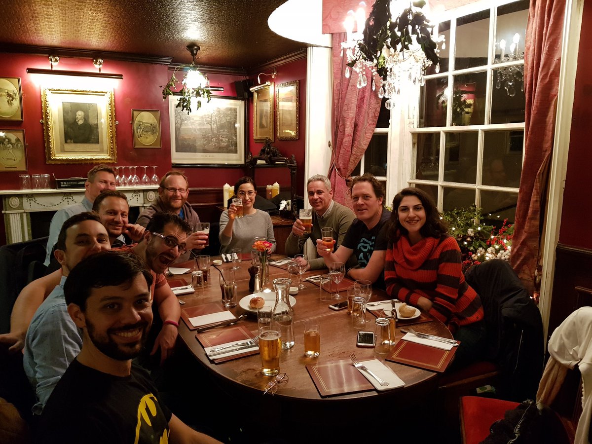 v_gkogkidis's tweet photo. We had a great pre-conference dinner tonight! Great to meet new friends and catch up with old ones! Can't wait to see everyone at the conference tomorrow! 
#gamification #GamificationEurope https://t.co/WbHuUrvThW