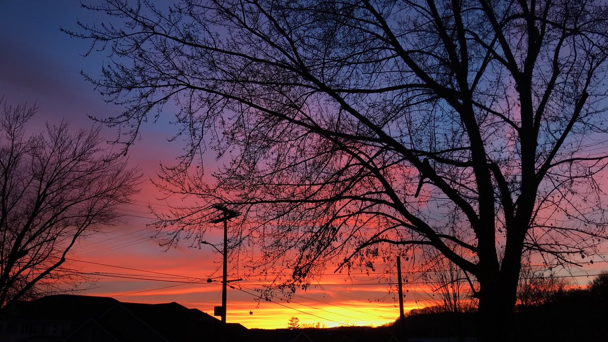McKenziePropp's tweet photo. the sky was set on fire tonight. https://t.co/o14BFb3gxD