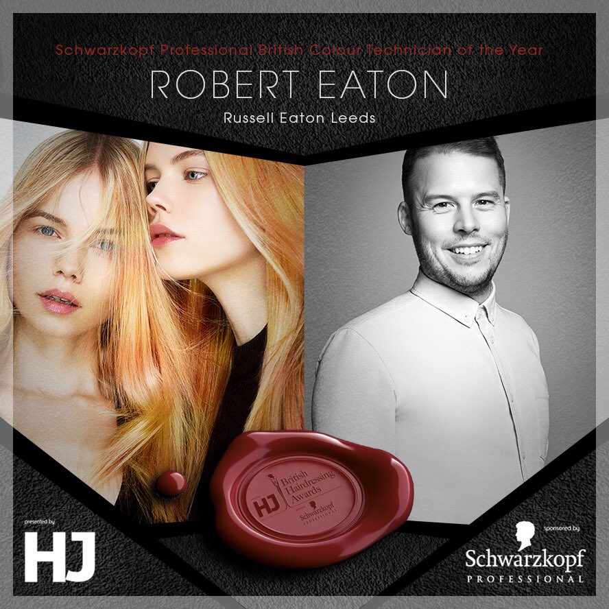 And the winners of #BHA2017 <a href="/schwarzkopfpro/">Schwarzkopf Pro</a> British Colour Technician of the Year is Robert Eaton <a href="/RussellEaton_/">Russell Eaton</a>