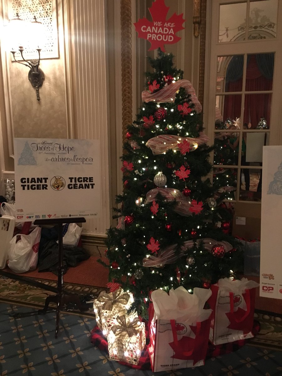 GTboutique's tweet photo. Giant Tiger is proud to support Trees of Hope for CHEO #GTCanadaproud Tigre Géant est fier d’être partenaire de l’événement Les arbres de l’espoir et CHEO #TGfiertecanadienne https://t.co/bKLFDGunnw