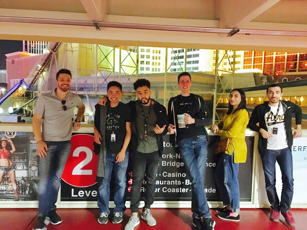 TradeRevTweets's tweet photo. The #TradeRev squad is taking over #Vegas! We sent our #devs to Sin City to soak up some sunshine and wisdom at #AWSreInvent 2017. #DeveloperLife #Vegas #TradeRevLife #reinvent2017 #reInvent https://t.co/jC6lpdkfXo