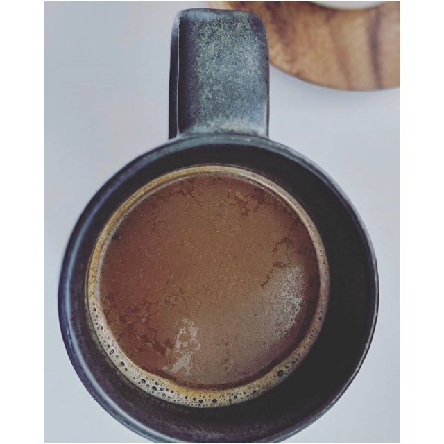 "I found this Ayurvedic Roast at High Vibe &amp; added dandy blend per the store's recommendation. The roast has barley, rye, chicory, ashwagandha, shatavari, brahmi. Not exactly like coffee, but pretty tasty, especially if you've already tried/like barley coffee!” —Meg