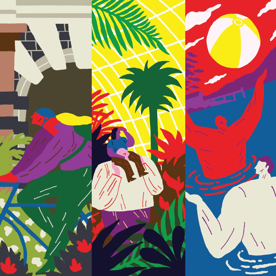 Made this years xmas/summer street banners hanging all over Dunedin. Cant wait for my Dunedin News FB page debut. 🤞