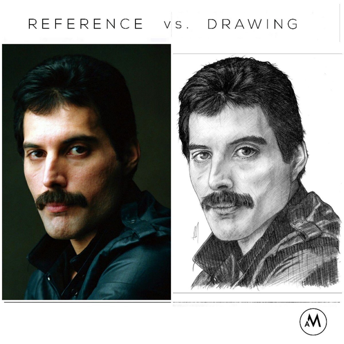 am_illustra's tweet photo. Reference vs Drawing ✍
•••••••••••••••••••••••••••••••••••••••••••••••••
@QueenFreddie #FreddieMercury @QueenWillRock #Queen #drawing #pencil #referencevsdrawing https://t.co/EOEZQ61M9L