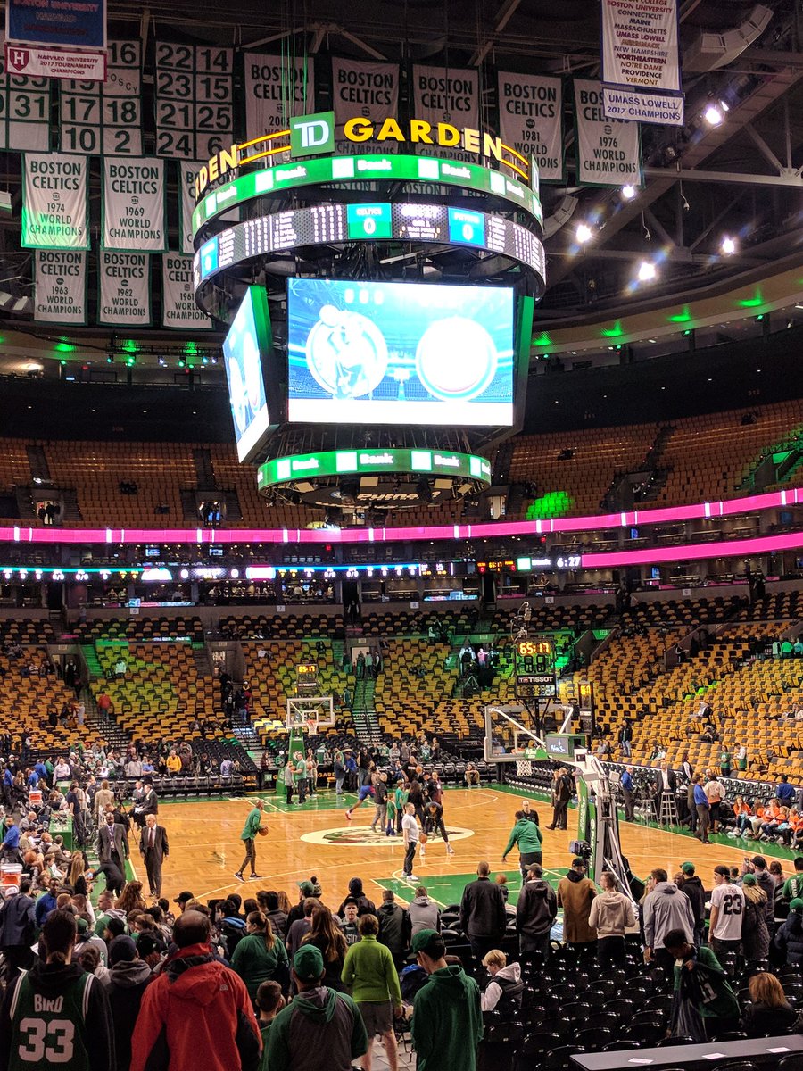 blumarsian's tweet image. Will and I celebrating 25 years together #anniversary #celtics#loving life #basketball