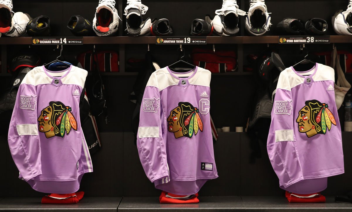 Chicago Blackhawks on X: Dressed for awareness, hope and strength