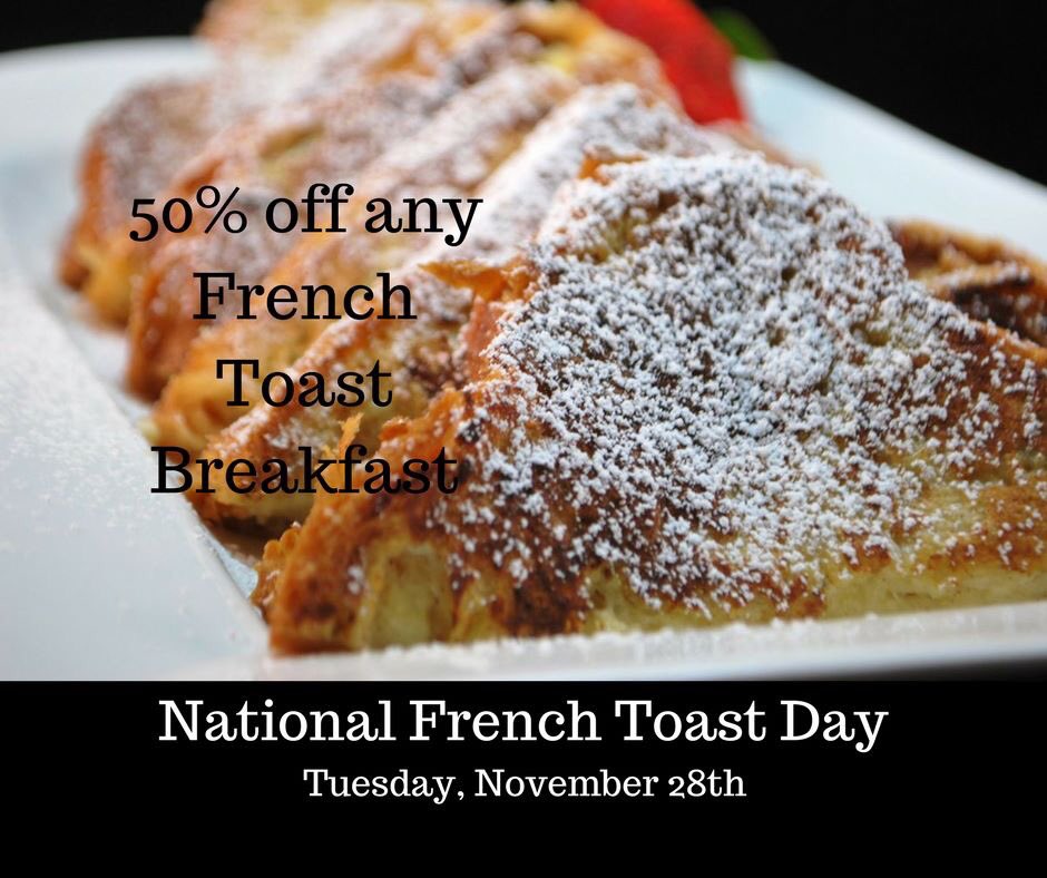 Pizza King on Twitter "Tomorrow is NATIONAL FRENCH TOAST DAY 🍞 • •Join