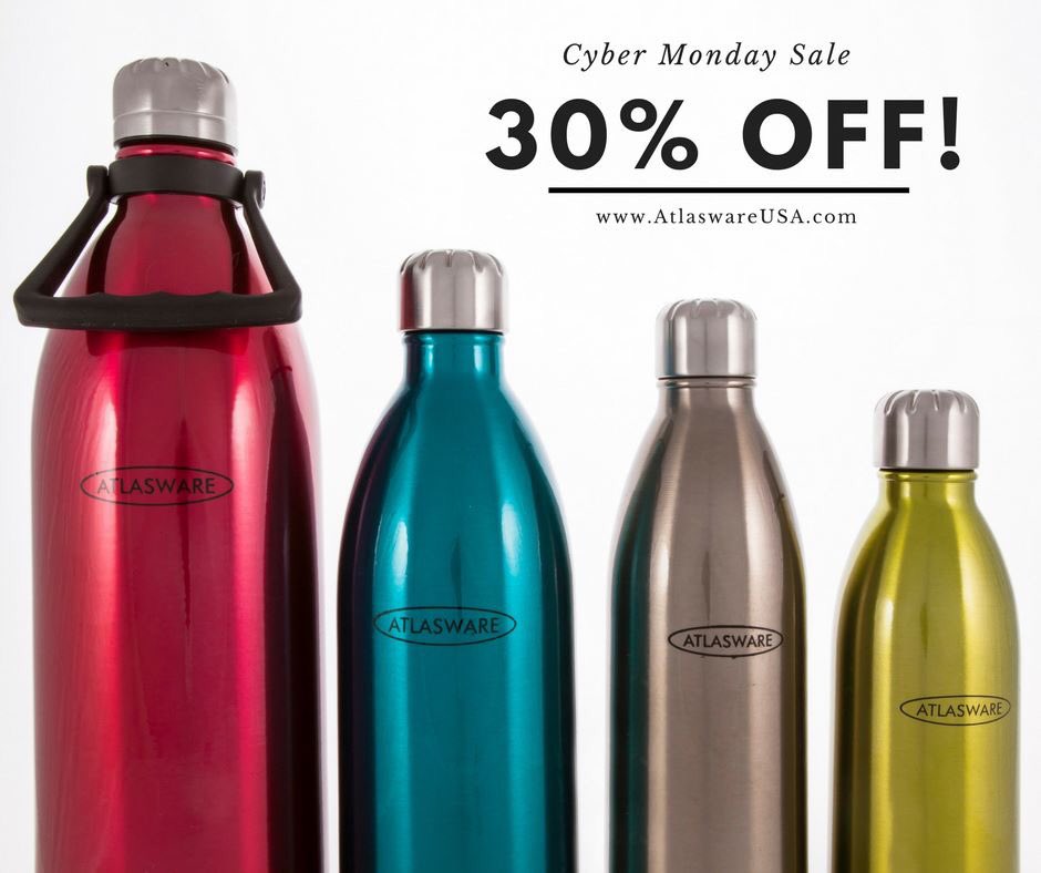 atlasware steel water bottle