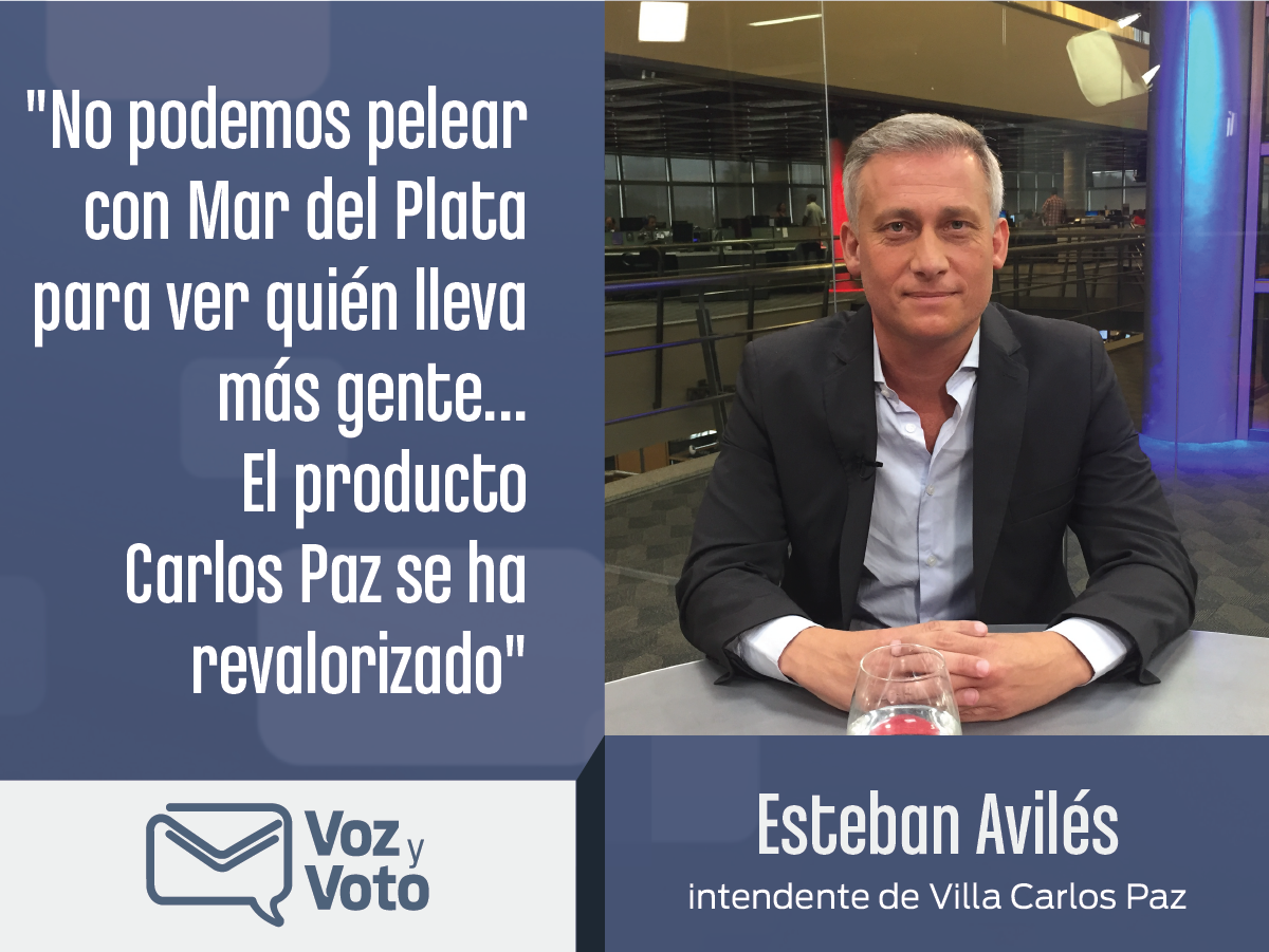 VozyVotoTV's tweet photo. Sobre la temporada 2018: "Destaco cualquier medida que permita que más argentinos salgan de vacaciones. En Carlos Paz tenemos grandes temporadas en los últimos cinco años por políticas públicas y del sector privado. Se ha jerarquizado en todos los niveles", dijo @EstebanAviles https://t.co/Z0qjHzo6Sv