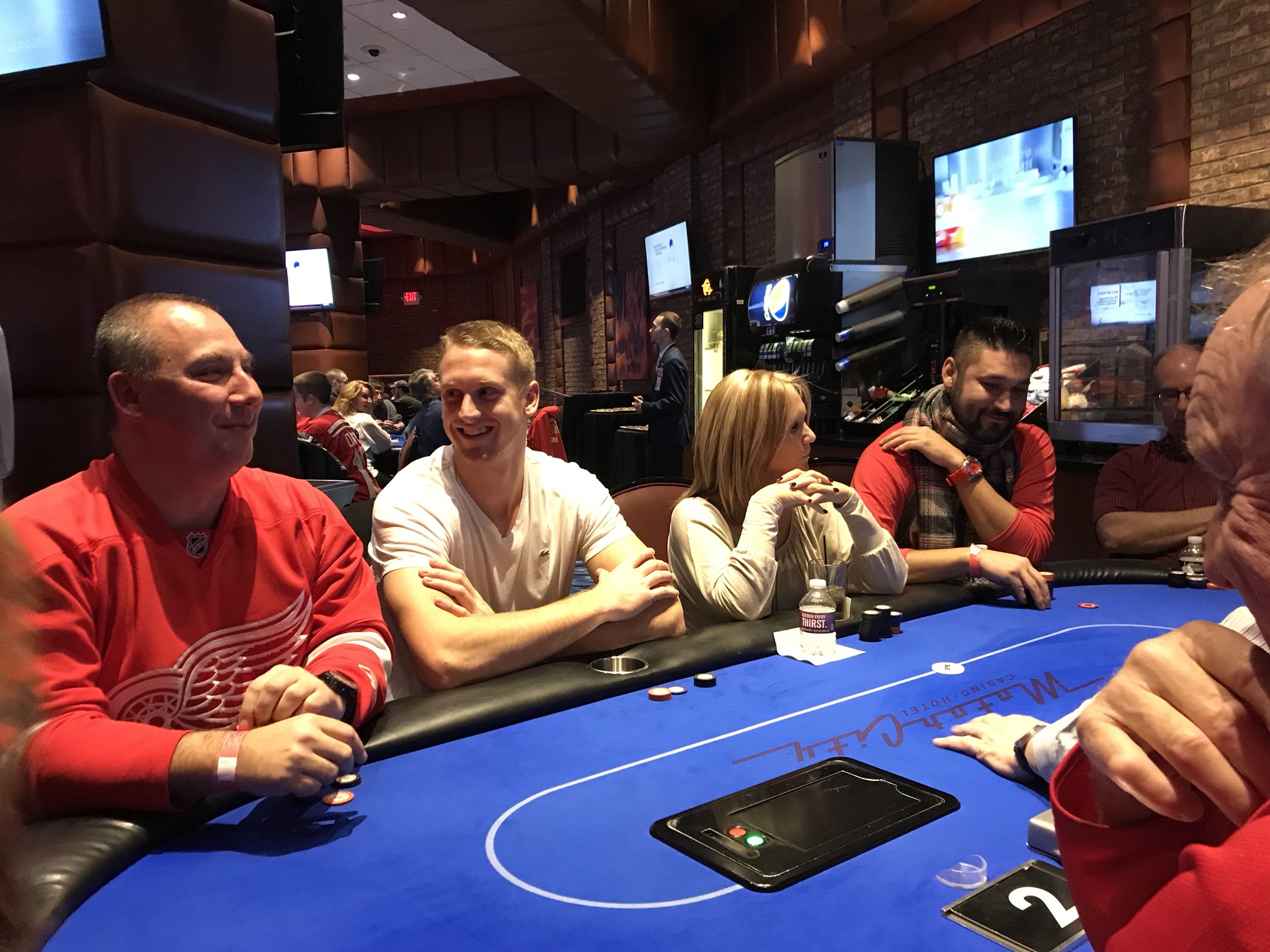 Detroit Wings on Twitter: "9th annual @MotorCityCasino #RedWings Poker Tournament happening now! Who gets out first? #LGRW https://t.co/JQP8WzkzVe" / Twitter