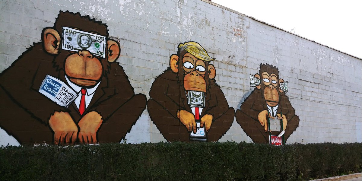 thebeccacoleman's tweet photo. Discovered this jem on my way to work! I love artists and all their forms of expression! #Chicago #urbanart #ImThankfulFor #WordsOfWisdom #monkeysuit https://t.co/gguqTEmwYm