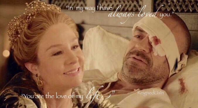 ReignedUsIn's tweet photo. “You are the love of my life.” #cathry #theendisnear #reignrewatch 1x22 #reign https://t.co/3VYacNqbrh