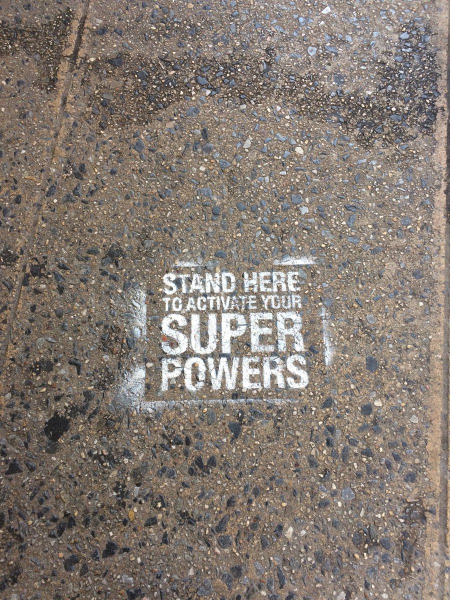 tracysays__'s tweet photo. A4 paint or chalk inspirational messages around the world!  #StreetArtChat https://t.co/3B5Juxtx72