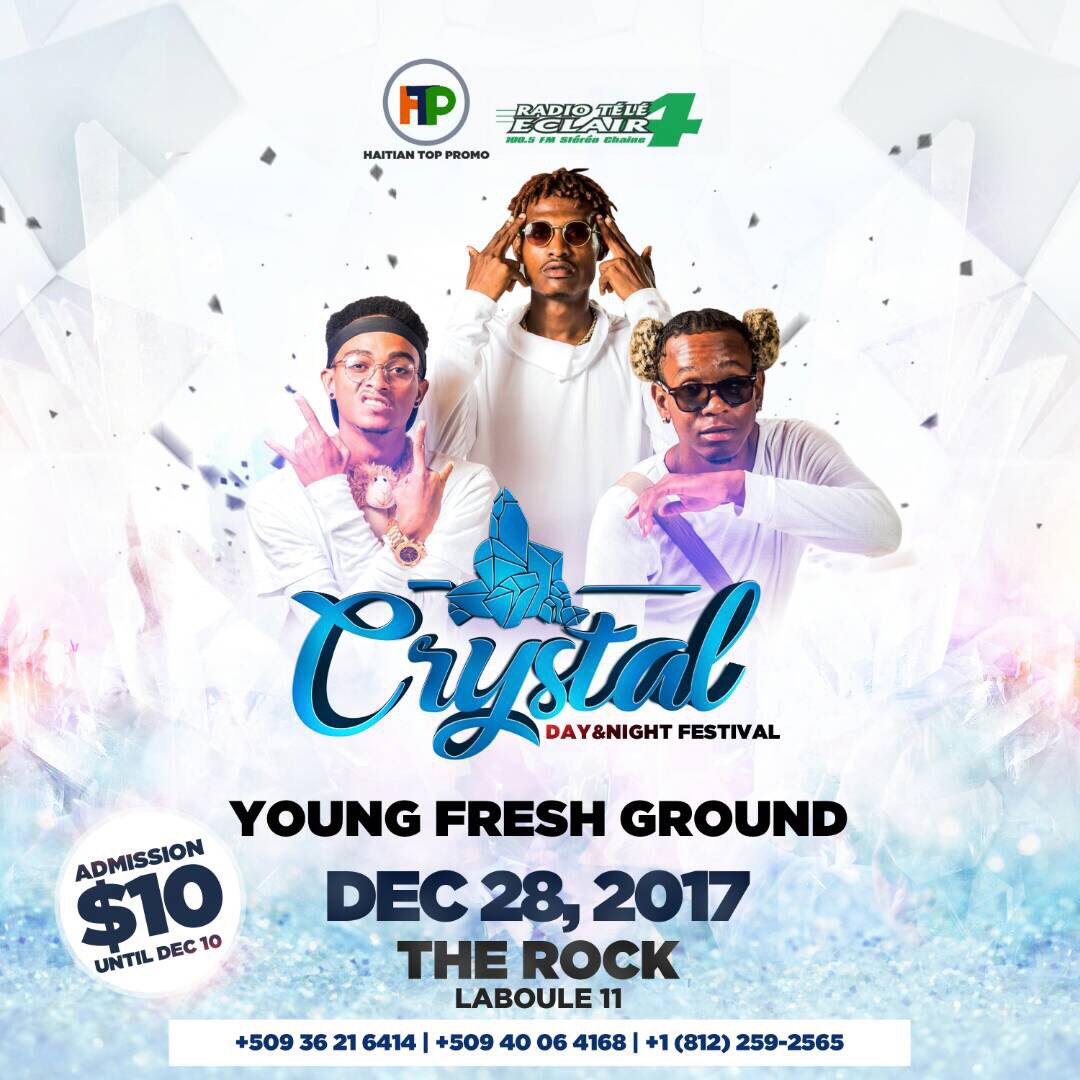 cool_rody96's tweet photo. Ladies and gentlemen welcome to Young fresh Ground @yung_fresh_ground at CRYSTAL this December 28, 2017
💎"C R Y S T A L" 💎#December28th @ The Rock (Laboule 11) -
#GetYourselfReady 
#blanKouKoton
#Crystal2017
#haitiantoppromo
@haitiantoppromo
@RadioTeleEclair 
@crystaldec2017 https://t.co/VgHEpYicl7