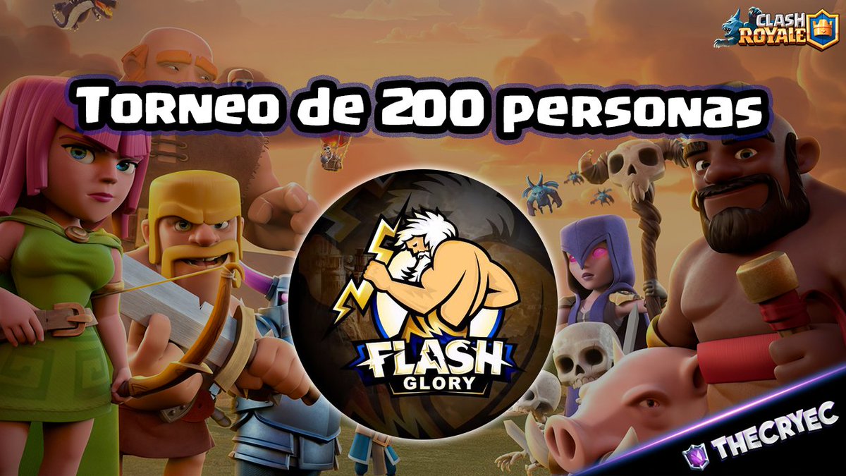 TheCryEc's tweet photo. 🔴 ¡VEN AL DIRECTO!
⚡️ Torneo de 200 personas de #ClashRoyale ⚡️
ℹ️ Sigan a @FlashHonorEC para poder dar la contraseña 😉
🎙️TRANSMISIÓN: https://t.co/vYT0Y2BB88 👈 https://t.co/jmCTVCQ99V