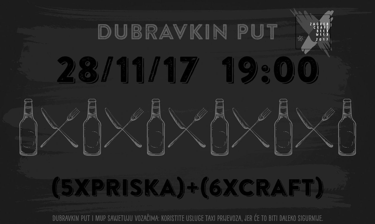 croatiafoodtour's tweet image. Hey Zagreb Friends, Don't miss out on the Crafting with Priska Event @DubravkinPut  THIS TUES for 5 courses and 6 Craft Beers SOunds Awesome! http ://ow.ly/imNw30gPaJa