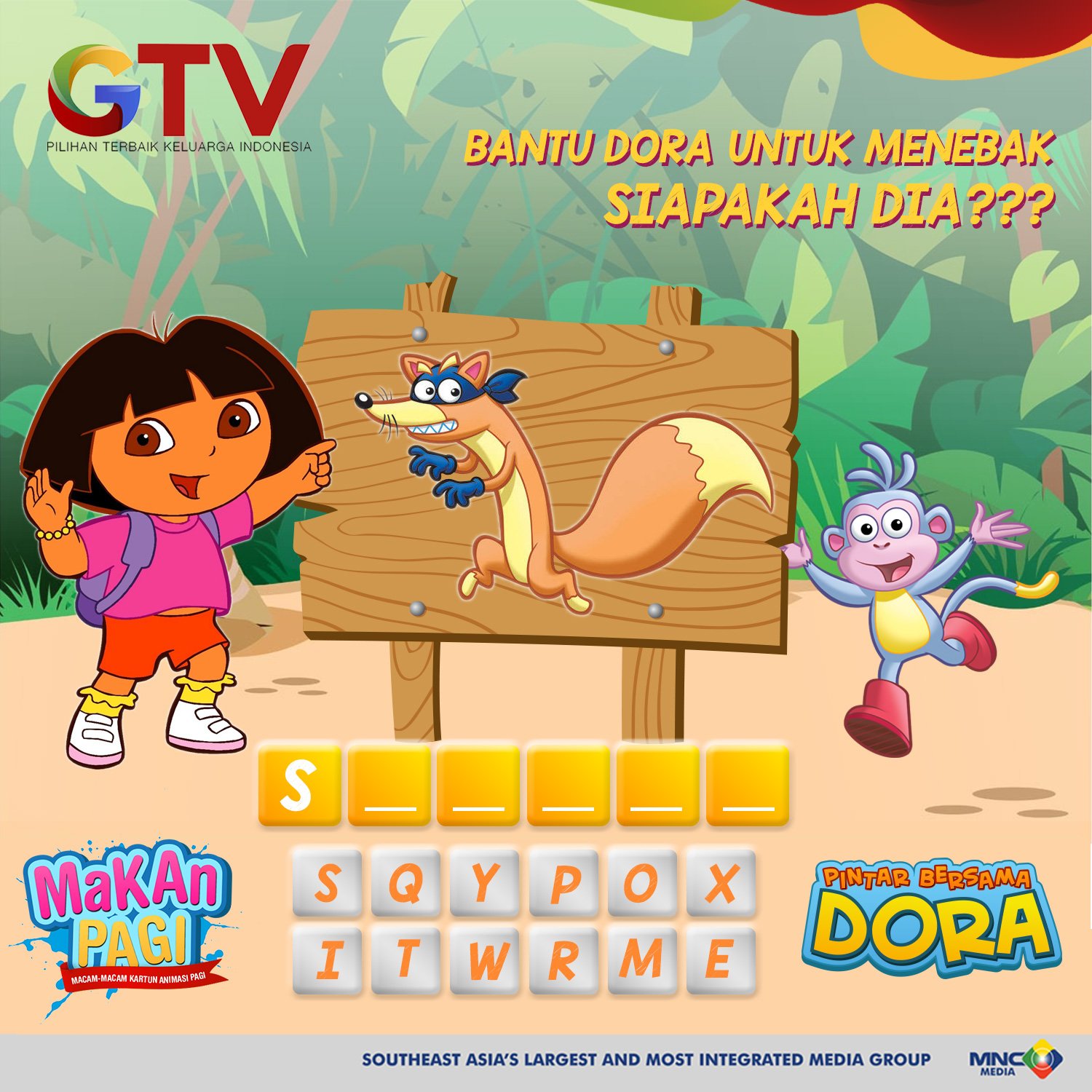 ÎŸ Ï‡ÏÎ ÏƒÏ„Î·Ï‚ GTV Ficial ÏƒÏ„Î¿ Twitter "Teman Bantu Dora Untuk