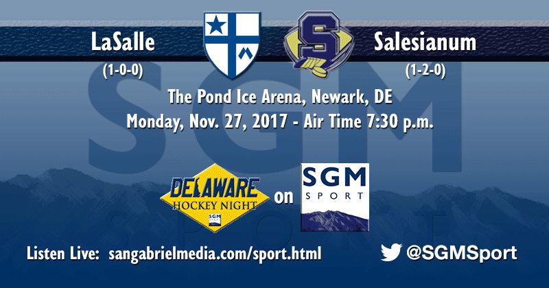 The #DEHockeyNight stream is live!
<a href="/Salesianum/">Salesianum School</a> and <a href="/LaSalle_Sports/">La Salle Sports</a> are up next; listen live at sangabrielmedia.com/sport.html
<a href="/ICSHL_hockey/">Inter County Hockey</a> #LoveTHISGame