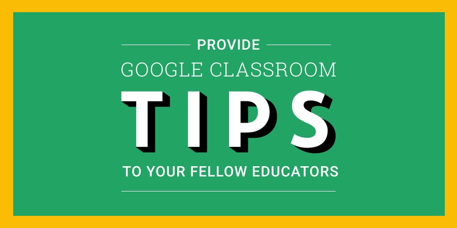 GoogleForEdu's tweet photo. Help us inspire your fellow teachers by submitting your favorite #GoogleClassroom tips and tricks https://t.co/qQOuHFmP5x https://t.co/CcfrmBCDZo