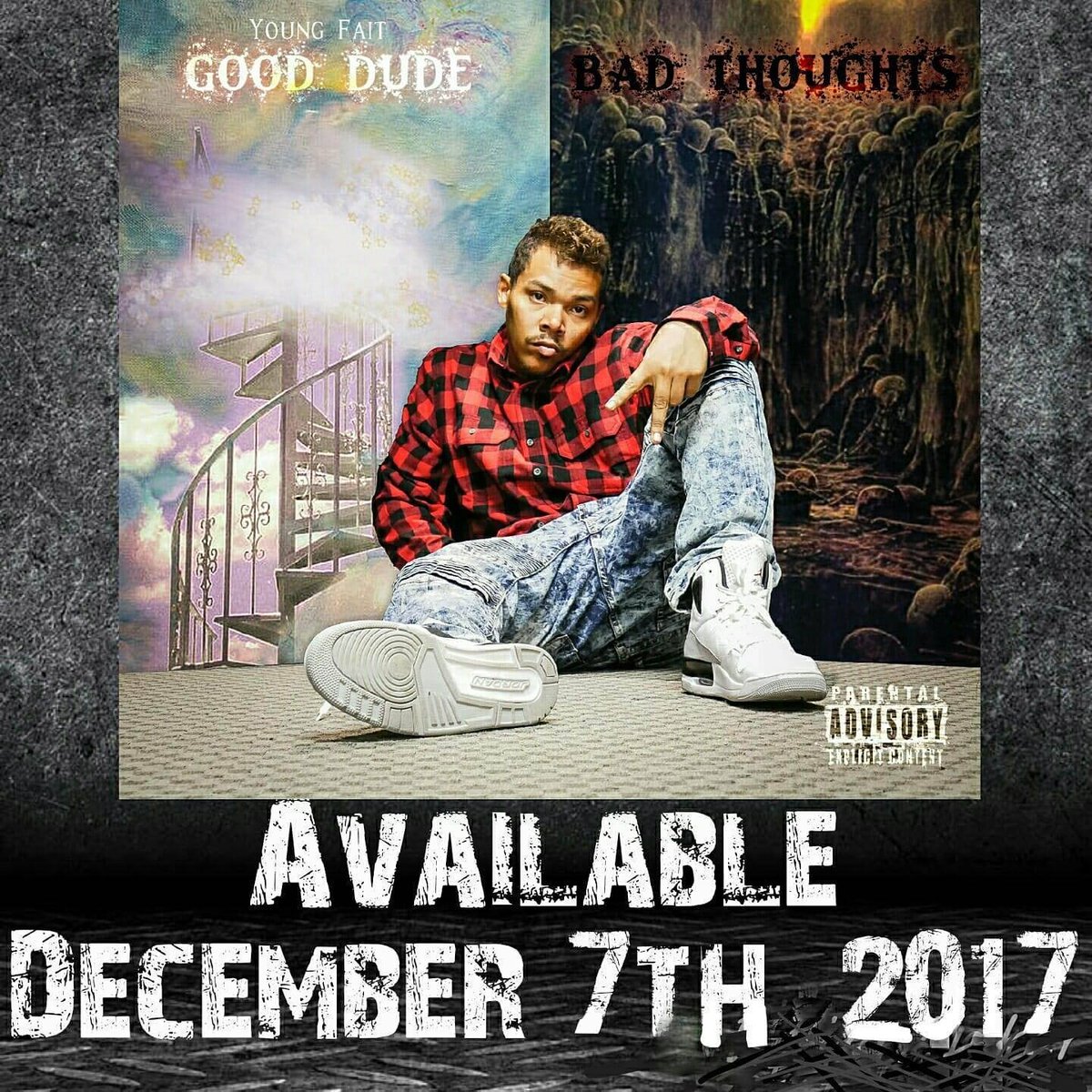 BossLadyAliMa's tweet photo. Don't forget to pick up Young Fait's new album coming out on December 7th!!! #newrelease #newalbum #youngfait #gooddude #badthoughts #dontmissout https://t.co/HhhTkriyls