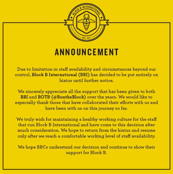 Block B Intl Blockbintl Twitter