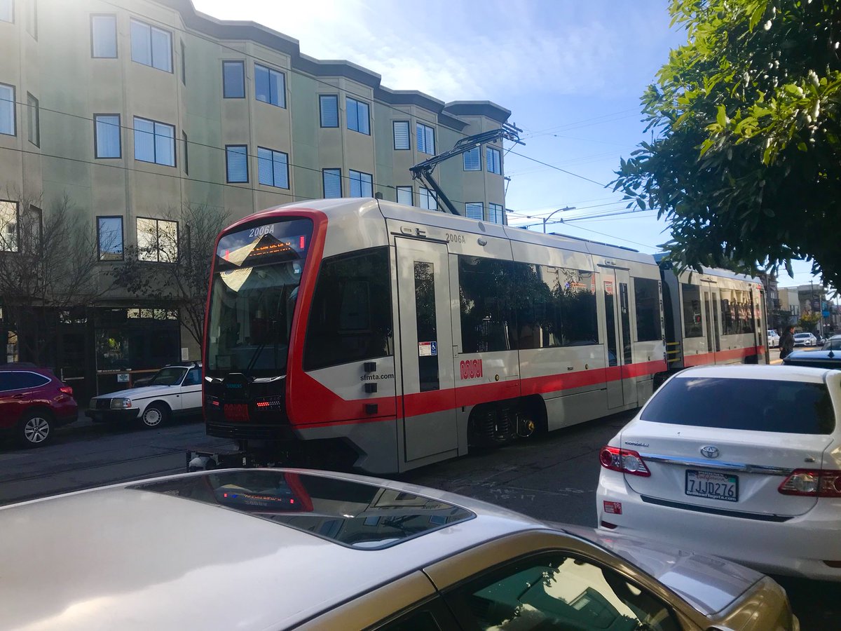 innerfog's tweet photo. Check out the cool new Muni trains!  The N-Judah is the busiest line in SF, serving 40k riders a day.  Get off at Irving at 7th Ave and you’re at the Inner Fog!  Happy hour from 4-6 pm.  #goldengatepark #innersunset #sfmuni #sfwine #sfwinebar #sfhappyhour https://t.co/qpVg6ZBfLE